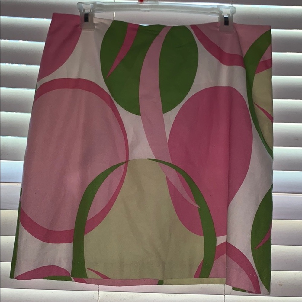 Pink and Green Skirt